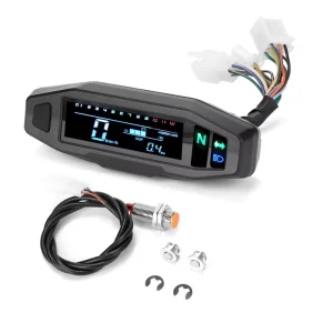 Motorcycle Meters Modified Instrument Speed Odometer Oil Gauge Speedometer LCD Tachometer Instrument