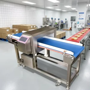 Multi-Frequency Conveyor Belt Food Metal Detector with Memory Presets for Ready Meal Frozen Food Inspection