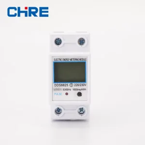 Multi Functional Single-phase Track Type Energy Meter LCD Digital Display Class 1.0 Accuracy 60A Max Current Power