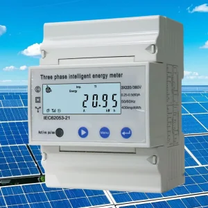 Multi Functional Three Phase Energy Meter Home Use Energy Storage Smart Monitoring High Precision Smart Electricity Meter