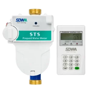 Multi Jet STS Keypad Prepaid Brass Water Meter DN20 Flow Meter with CIU