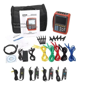 Multi-functional 3 Phase Full Electric Parameters Tester 10mA-6000A Real Time ETCR5000 Power Quality Analyzer USB Communication