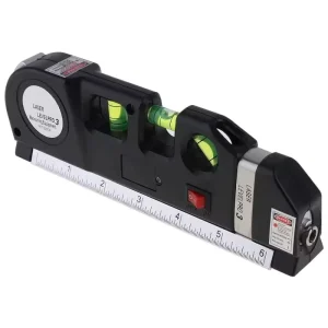 Multi-functional Infrared Laser Level Meter Ruler Horizontal Meter Laser Tape Scale Measure Instrument Hand Tool