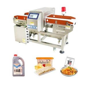 Multi functional Waterproof Food Industry Metal Detector Machine with 304 Stainless Steel IP66 Rated Adjustable Detection Depth