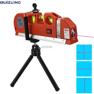 Multi functional laser level point line crosshair four in one laser level marking machine