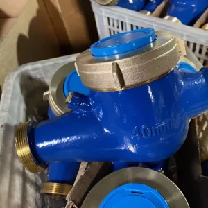Multi-jet Water Meter 1/2″ DN15 up to DN50 ISO4064 CE Certified Brass Housing Factory Direct