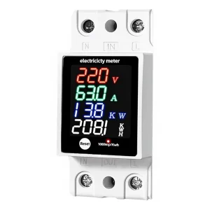 Multifunction Digital Display Meter ZS-6035VAKW Voltage Current Power Factor Electric Energy Real-Time Display Intelligent Chip
