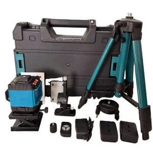 Multifunctional 360 Degree Self-Leveling Laser Level 16-Line 4D Laser Level with 1-Meter Tripod