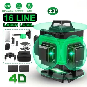 Multifunctional 4D 16 Lines Laser Level DIY Grade 360