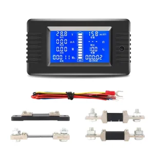 Multifunctional Battery Tester, Coulomb Meter, Current and Voltage Meter, Electricity Meter, Power and Energy Consumption Meter