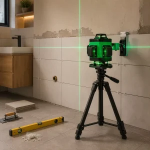 Multifunctional DIY Grade 360 Rotary 4D Laser Level 1 Line Green Light Self leveling Industrial Support EU Warehouse Drop