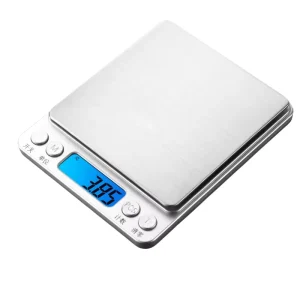 Multifunctional Food Scale 5kg/0.1g White Stainless Steel Digital Kitchen Scale