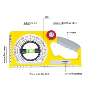 Multifunctional Grade Bubble Inclinometer High Accuracy Magnetic Spirit Level