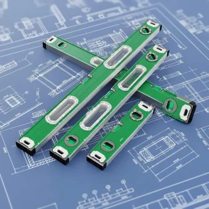 Multifunctional Industrial Aluminum Die Cast Anti Fall Level Ruler Strong Magnetism High Accuracy 0.5mm Small Sized Level