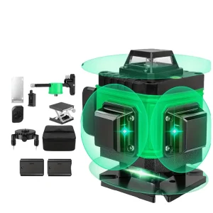 Multifunctional Industrial Grade 360 4D 16 Lines Green Laser Level OEM ODM Customized with EU Local Warehouse Drop Shipping