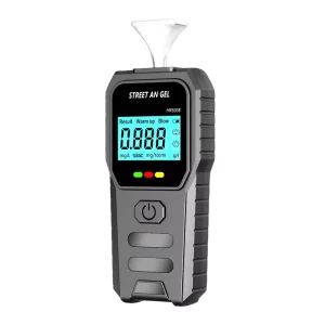 Multifunctional Professional New Design Breath Alcohol Tester AA Battery LCD Display 0.01%BAC Accuracy Driving Test Made China