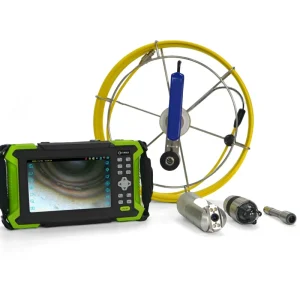 Multifunctional Push Rod Pipe Inspection Camera 1080P Monitor IP68 Waterproof Interchangeable Camera Head for DN8-DN600 Pipe