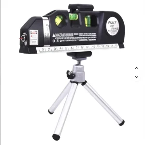 Multifunctional Tripod-mounted Electronic Infrared Laser Level with Dual-line Marking Laser Tape Measure