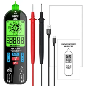 Multimeter Digital Technology Professional Automatic AC DC Voltage Tester Current Ohm Amperemeter Detector Tool PC