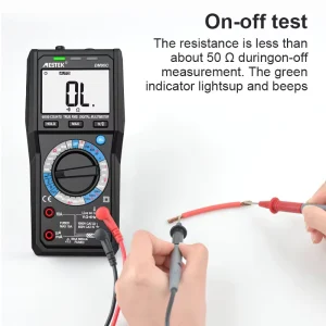 Multimeter True RMS 6000 Counts Tester 3 Line Display Analog Tester Voltmeter Capacitor Temp Meter Ammeter Dm96c