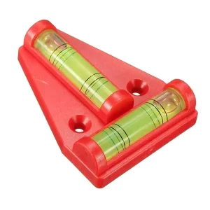 Multipurpose 2 Way Spirit Level T Shape Orange Spirit Type Bubble Level for Adjusting Angle Level Measuring Instrument