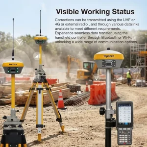 N3 Complete Set GPS RTK GNSS Receiver for Rover and Base Station Measuring & Analysing Instruments RTK TK800 GNSS