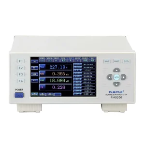 NAPUI PM9200 Single Phase 0.2 Class Power Meter with RS232 RS485 USB Communication Multi Function Power Analyzers