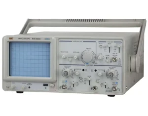 NICE POWER MOS 620CH 20MHz 1mA div 8 Bit 20 MSa s Analog Oscilloscope with Dual Trace and Analog Multimeter