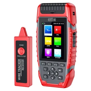 NK3200 Mini OTDR 1310 1550nm 24 22dB 9 in 1 Touch Screen Handheld Multifunction OPM VFL IOLM Event Map FTTH Fiber Reflectometer