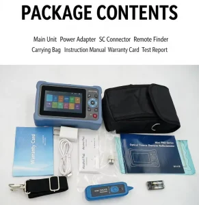 NK4000 OTDR OPM VFL Combo 1310 1550nm 26 24dB 100km Optical Power Meter Fault Locator Fiber Reflectometer RJ45 Tester FTTH Kit