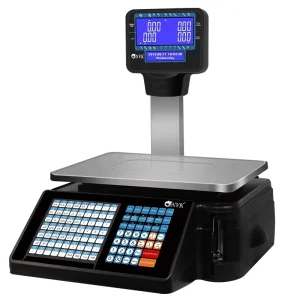 NVK 15KG Barcode Label Printing Scale for Supermarket Electronic Weighing Scale 30kg Electronic Bill Receipt Cash Register Scale