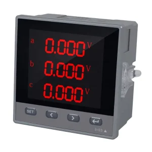 New 500 Series 96*96mm Three Phase LCD Display Multifunction Watt Hour Meter