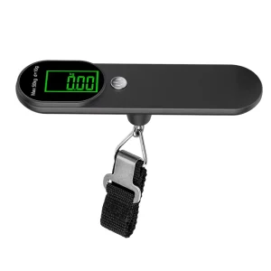 New Arrival 50kg ABS Digital Portable Battery Powered Hanging Travel Luggage Hook Weighing Scale