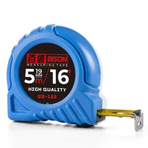 New BISON 5m High Precision Steel Tape Measure CE Certified Automatic Return Under 1 Dollar