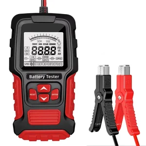 New Design Digital Analyzer Tester for Truck Motorcycle Boat Red Car Battery Tester with LED Display Diagnostic Tools