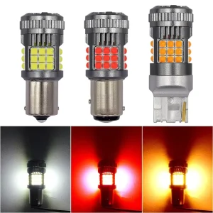 New Flicker Free Decoding 25W 12V LED Car Turn Signal Light T20 1156 1157 3030 36SMD Brake and Reverse Light Maidsail