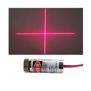 New Focusable Adjustable Laser Head 5mW 650nm Red Cross Line Laser Module