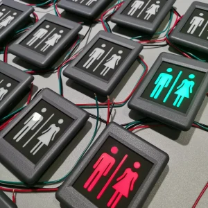 New Luxury Bus Coach Toilet Occupancy Green Red Display Indicator Sign