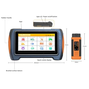 NexzDAS M7 HD Heavy Duty Truck Full System Car Diagnostic Scanner for 12 24V Diesel Vehicles OBD2 Tools