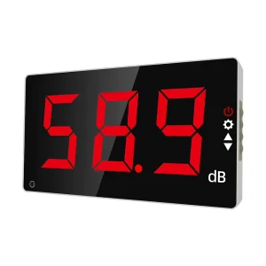 Noise Detector Decibelimeter Sound Level Meter Large Screen Wall Mounted Digital Professional Monitoring Tester