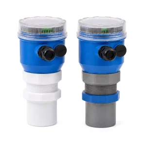 Non-contact Ultrasonic Level Transmitter 4-20mA RS485 Output IP67 Waterproof PP PVDF Probe Plastic Housing