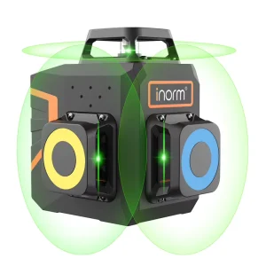 Norm Industrial DIY 3mm/10m Precision 505-550nm Green Beam Level Laser T92 Model for Construction