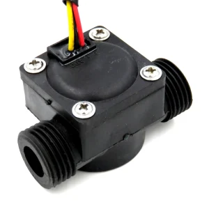 Nylon 1/2 G Thread DN15 Level Sensor Switch 1~30 L/MIN Hall Effect Water Liquid Plastic Flow Meter DC5~15V 3% Precision