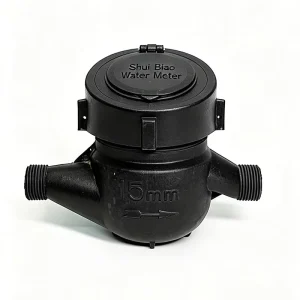 Nylon Multi-Jet Mechanical Prepaid Water Meter DN15mm PP Material IP68 Protection Class OEM Customizable