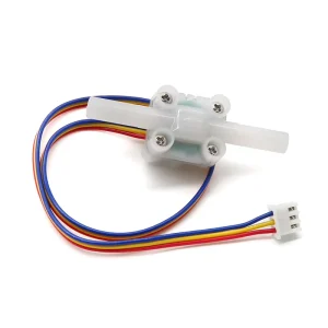 OD6.35 Liquid Water Flow Sensor ZJTM-04A PVDF Material Pulse Output 1.5/4L/min Chemical Hose Mount Medical Treatment