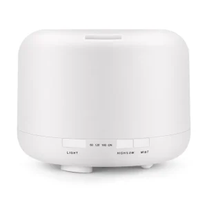 OEM 1000ml White Ultrasonic Essential Oil Diffuser Humidifier 7 Color LED High/Low Auto Shut-Off 3 Timer Aromatherapy