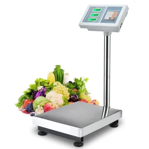 OEM 100kg 50g Electronic Commercial Platform Weighing Scale for Shop Supermarket Waterproof Stainless Steel