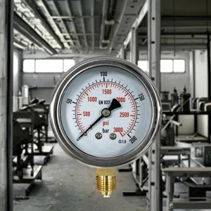 OEM 2.5″(63mm) Pressure Gauge Custom Scales Available 1.6% Accuracy 1/4″ NPT Thread