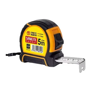 OEM 3/5/7.5/10M Rubber Coated Steel Tape Measure High Impact ABS Shell Anti Slip Ergonomic Grip Accurate Metric Measuring Tool