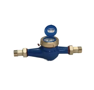OEM Cast Iron Copper Rotary Vane Water Meter 6.3m/h Flow Rate Threaded Connection Warranty Accurate Readings